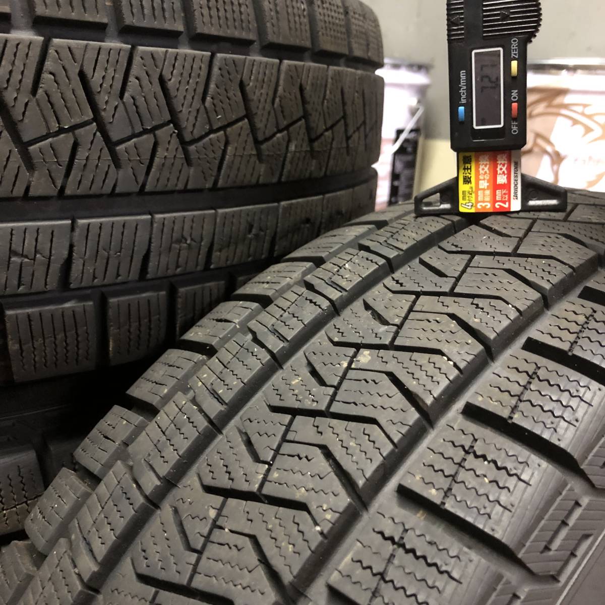 送料無料！美品！185/65R15 15×6J スタッドレスホイール４本セット プジョー208_画像8