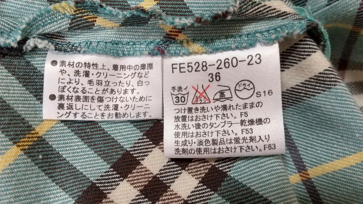 バーバリーブルーレーベル BURBERRY BLUE LABEL チュニック バーバリーブルーレーベル BURBERRY BLUE LABEL チュニック