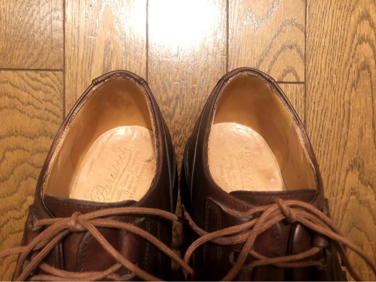 89年製ヴィンテージ☆Paraboot ギリープレーントゥ サイズ6 パラブーツ