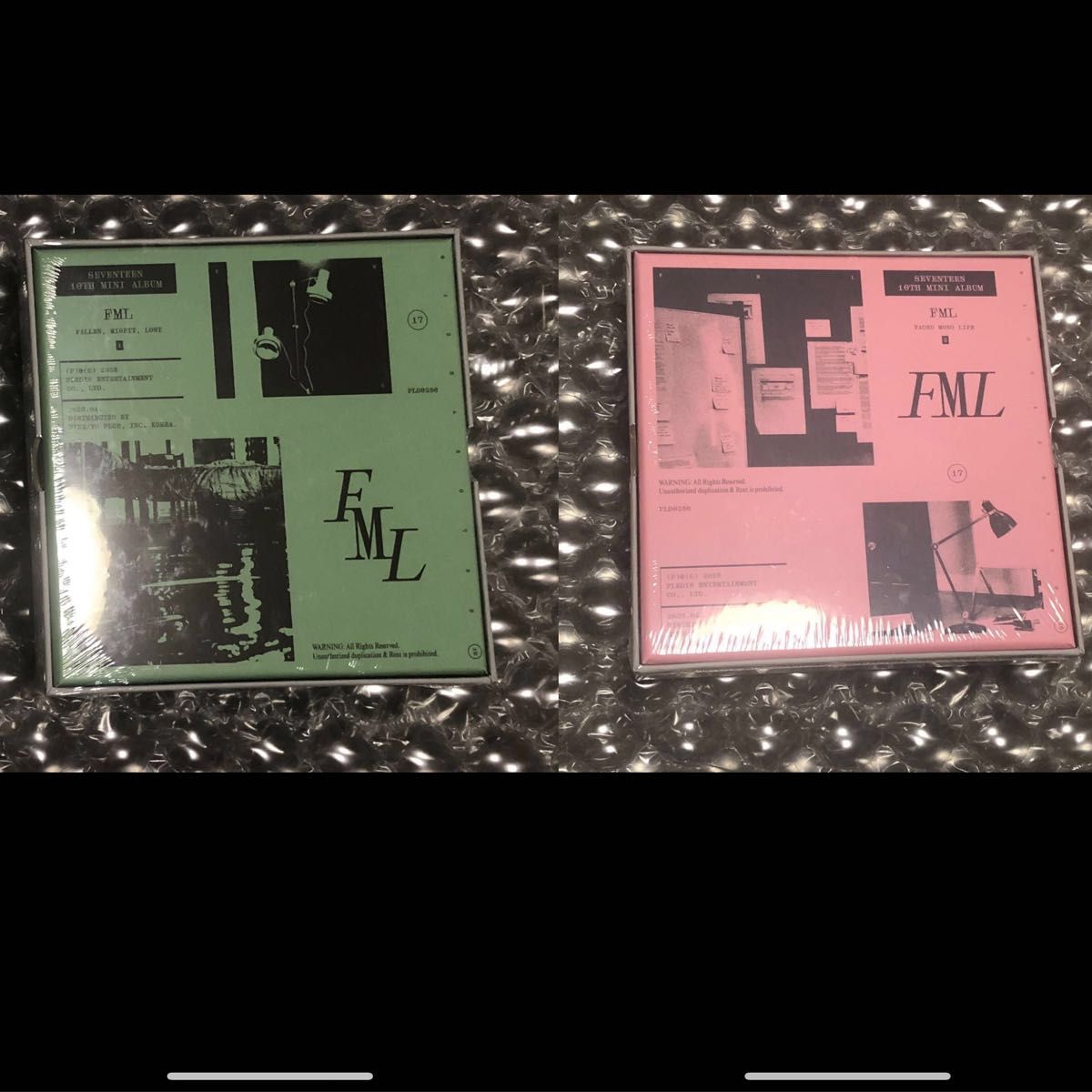 Seventeen 10th mini album 『FML』2形態セット（version A B）