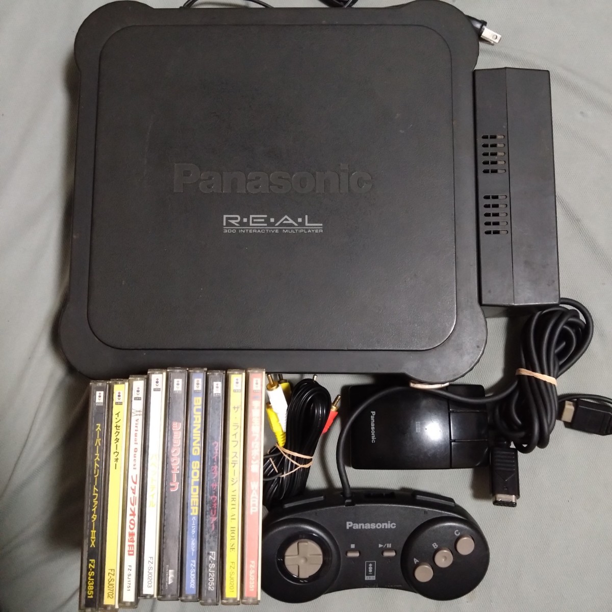 パナソニック 3DO 本体パーツ＋ソフト9枚セット connectedfire.com