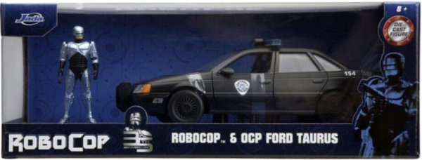 Jada Toys робокоп фигурка & OCP Ford Taurus миникар ROBOCOP & OCP FORD TAURUS