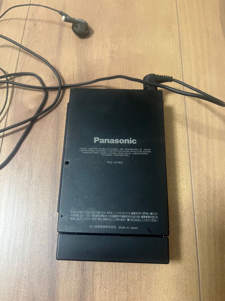 Panasonic RQ-JA160 カセットプレーヤーケースリモコン付き動作品 Panasonic RQ-JA160 カセットプレーヤー レトロ|Yahoo!フリマ