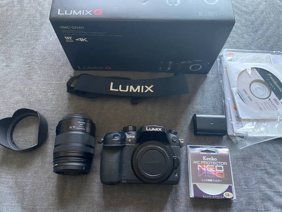 美品】 パナソニック LUMIX DMC-GH4H 純正レンズキット-