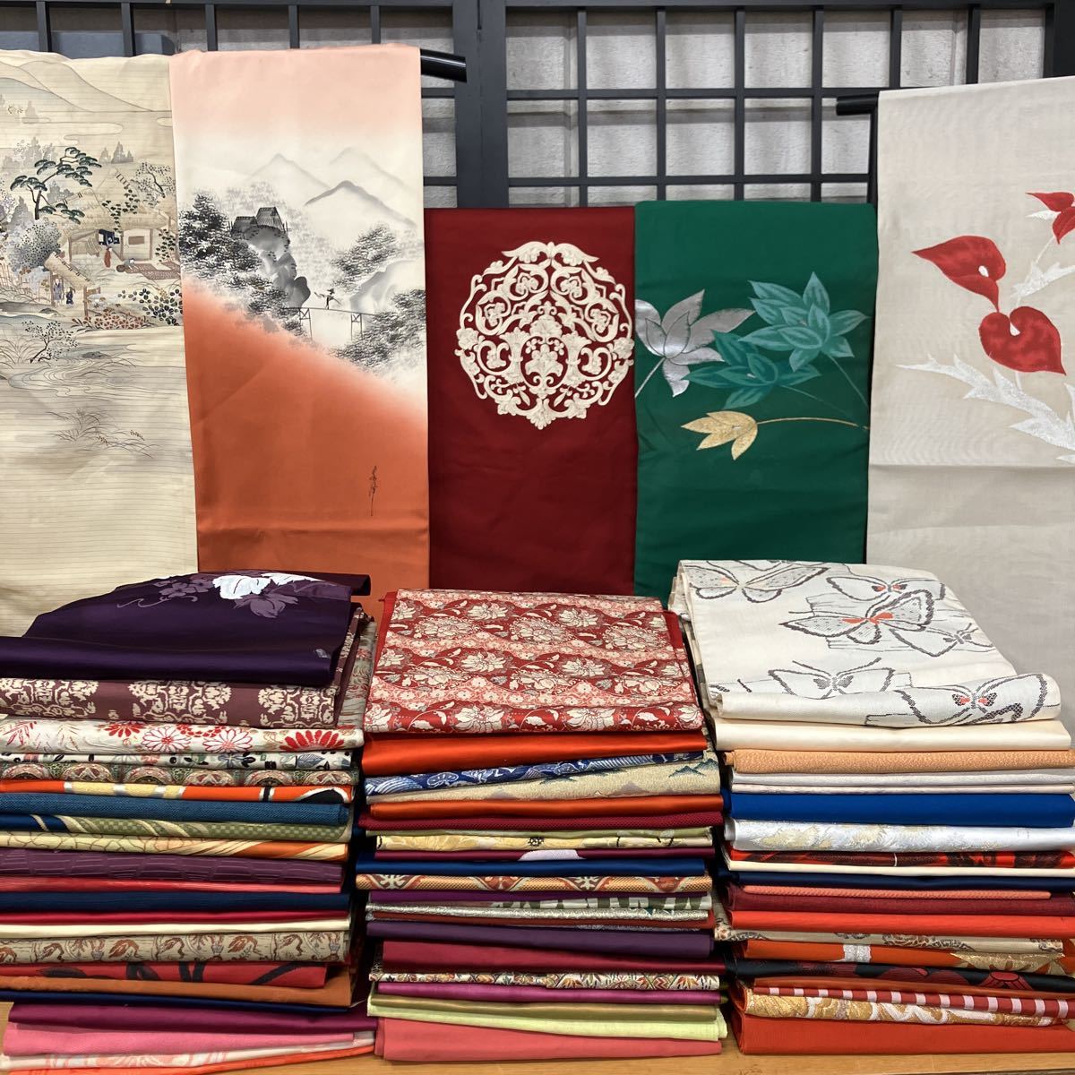 一右衛門 No.494 西陣織 名古屋帯 70枚まとめ売り 夏物 刺繍 作家物