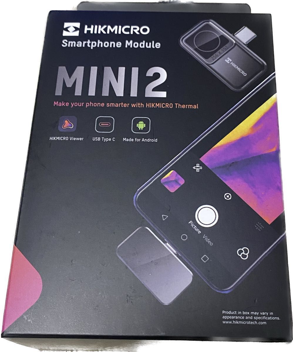 HIKMICRO サーモグラフィー スマホ用 256 x 192画素 android(Type-C