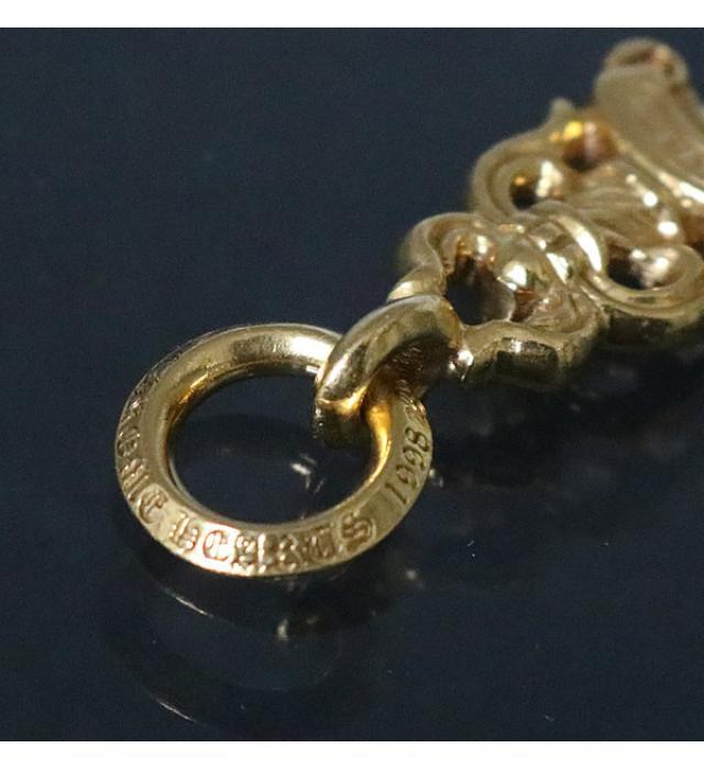 銀座店 クロムハーツ インボイス付き 22K NO5 ダガー チャーム