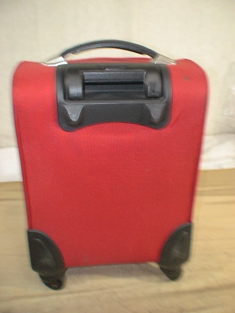 2579　FLEXEED　赤 スーツケース　キャリケース　旅行用　ビジネストラベルバック_画像2