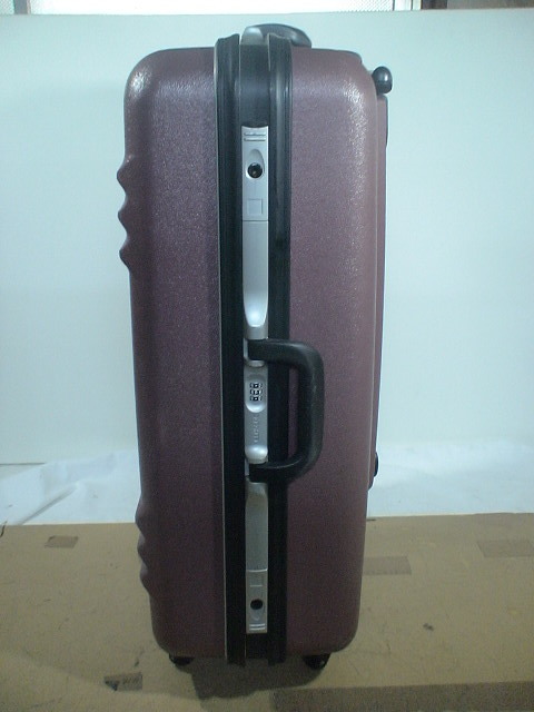 2908 ECHOLAC 紫 ダイヤル スーツケース キャリケース 旅行用 ビジネストラベルバックの画像3