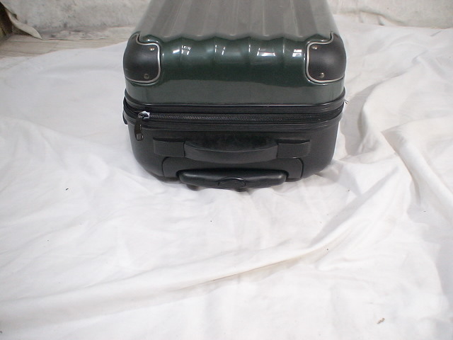 2525　黒・緑 TSAロック付　スーツケース　キャリケース　旅行用　ビジネストラベルバック_画像5
