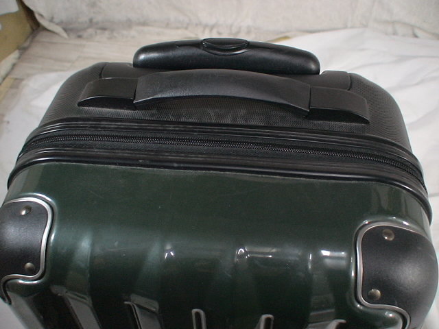2525　黒・緑 TSAロック付　スーツケース　キャリケース　旅行用　ビジネストラベルバック_画像9