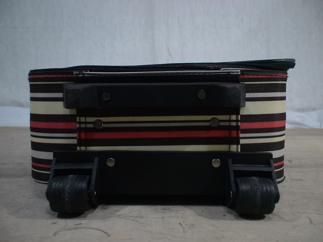 3408　茶×白×ピンク　スーツケース　キャリケース　旅行用　ビジネストラベルバック_画像6