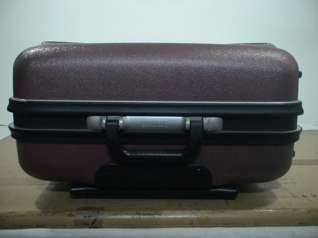 2908 ECHOLAC 紫 ダイヤル スーツケース キャリケース 旅行用 ビジネストラベルバックの画像5