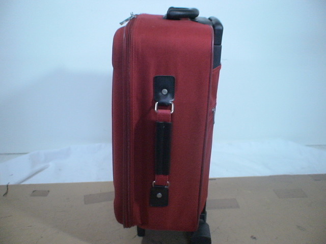2919　赤 鍵付　スーツケース　キャリケース　旅行用　ビジネストラベルバック_画像3
