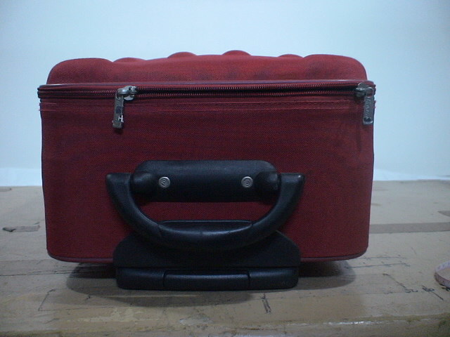2919　赤 鍵付　スーツケース　キャリケース　旅行用　ビジネストラベルバック_画像5