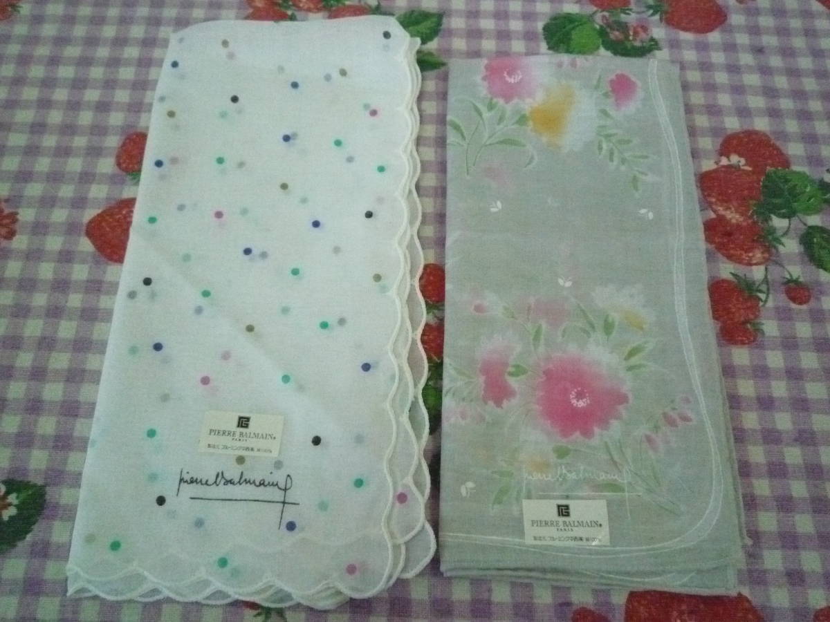 女性用ハンカチ薄手 ドット柄 2枚セット 花柄 お礼や感謝伝えるプチギフト 花柄 女性用ハンカチ薄手 ドット柄 2枚セット 花柄 お礼や感謝伝えるプチギフト 花柄