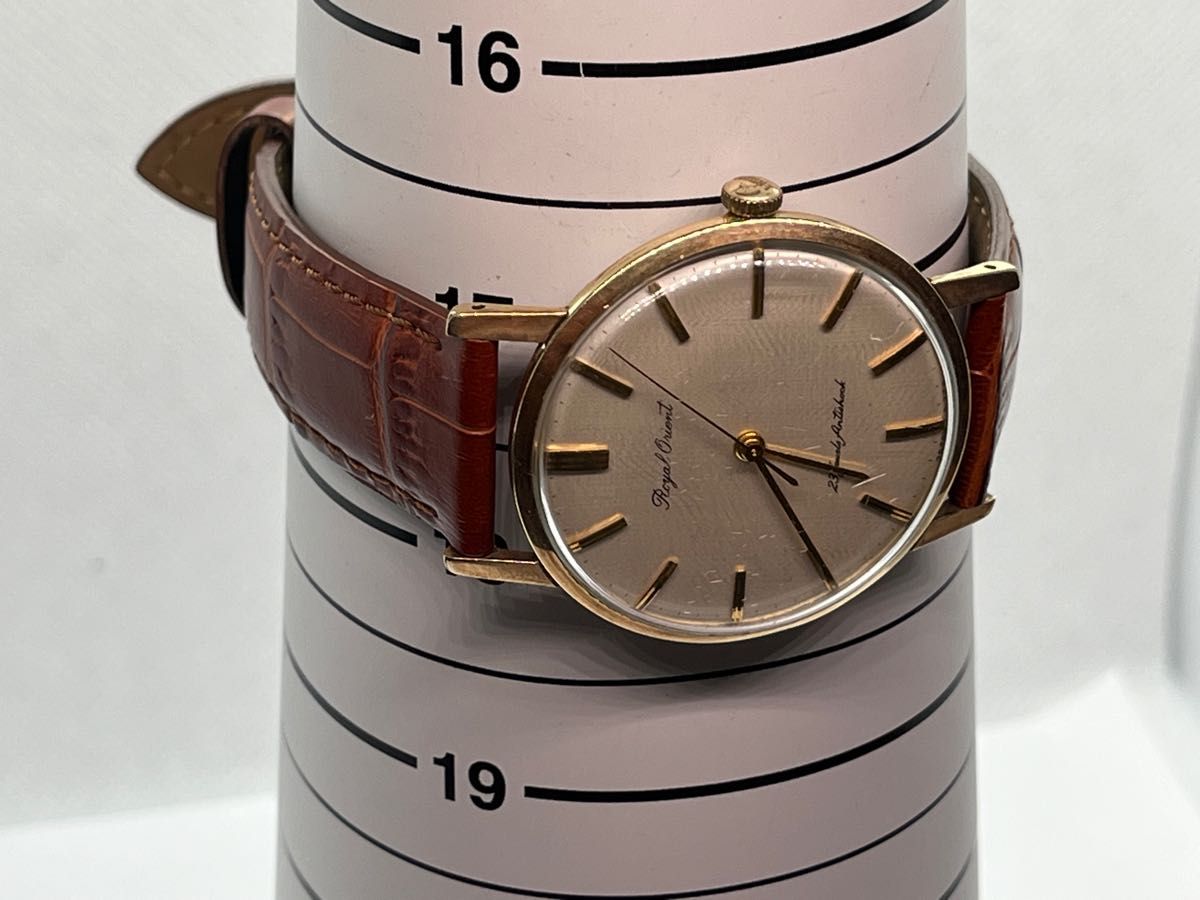 Royal Orient ロイヤル オリエント 23石 Antishock 手巻き腕時計