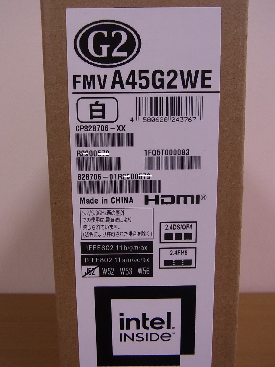 ★富士通 ノートPC LIFEBOOK FMVA45G2WE windows11 15.6ワイド オリジナルモデル 未開封、現状渡し