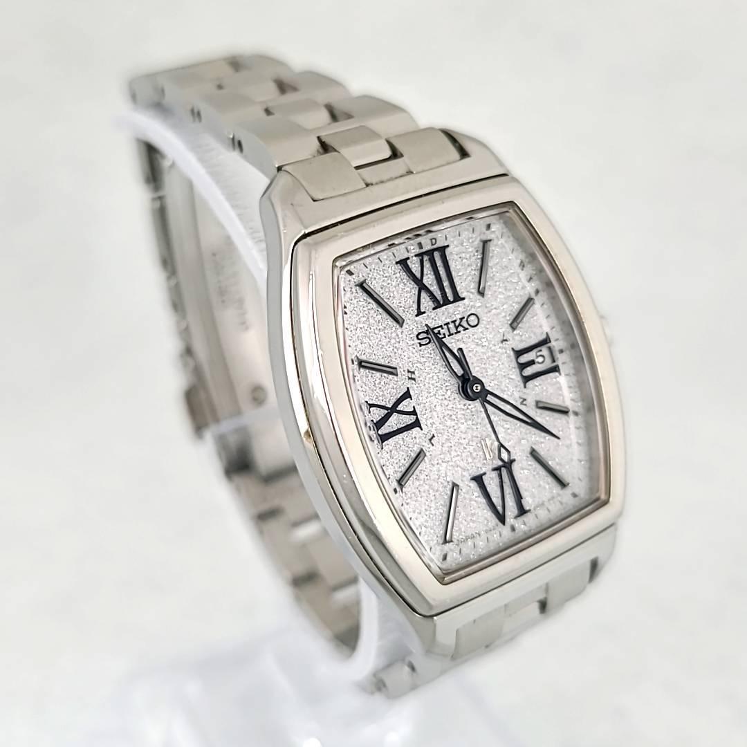☆【美品稼働品】セイコー SEIKO ルキア 電波 1B22-0AP0 箱/コマ5付