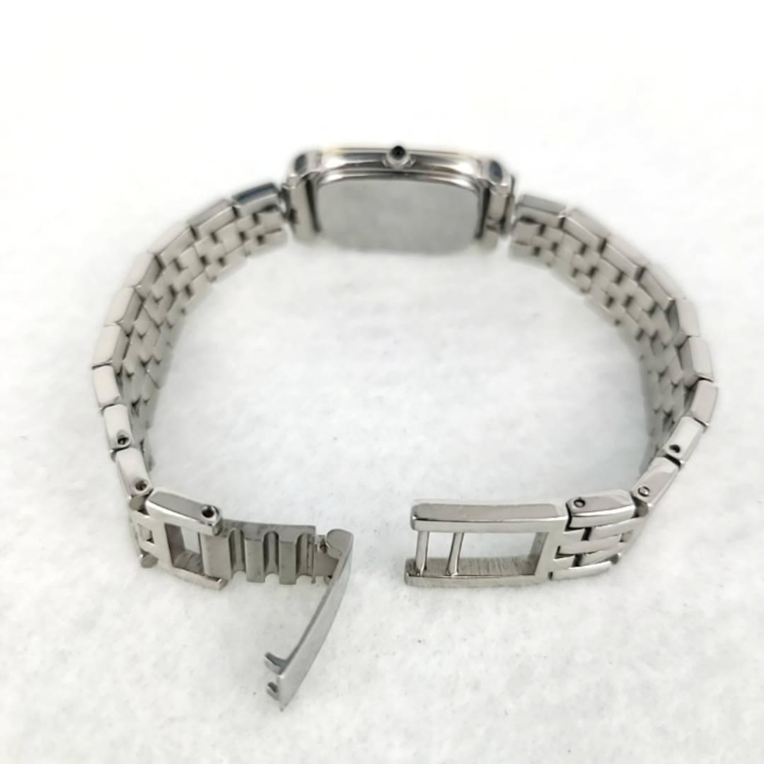 ☆【美品稼働品】セイコー SEIKO クレドール 19K QZ シルバー文字盤