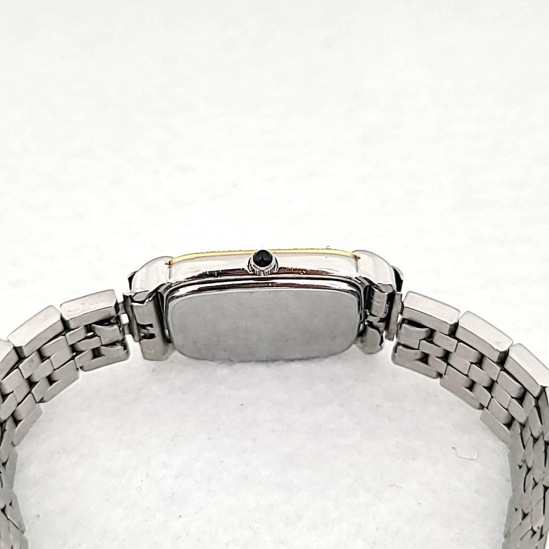 ☆【美品稼働品】セイコー SEIKO クレドール 19K QZ シルバー文字盤