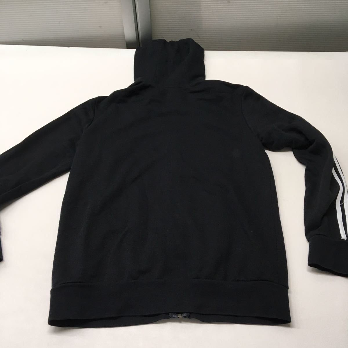  free shipping *adidas Adidas * sweat Parker reverse side nappy full Zip Parker * Junior 160 child #50512sNj81