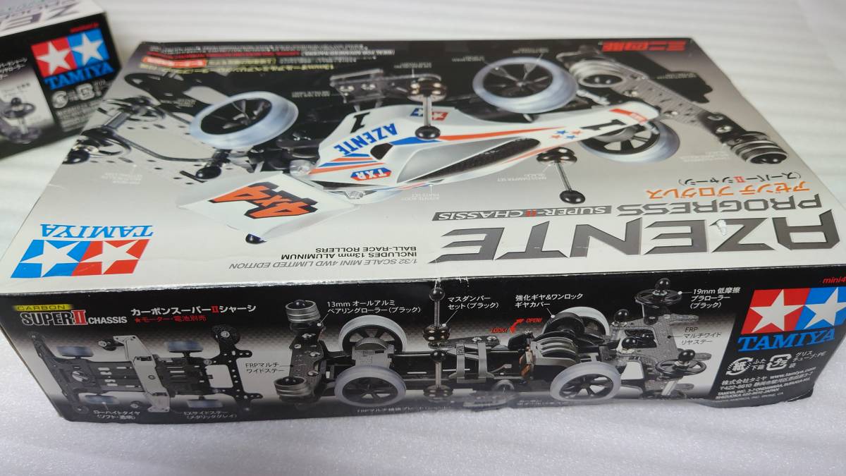 タミヤ 1/32 ミニ四駆 アゼンテプログレス & ゼンキッシュ タミヤ 1/32 ミニ四駆 アゼンテプログレス & ゼンキッシュ