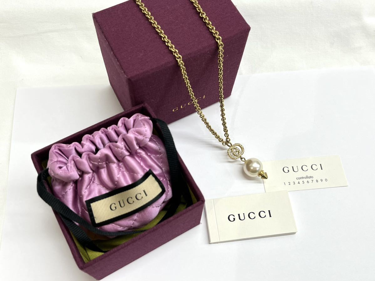 早い者勝ち △美品【 GUCCI グッチ】ネックレス・インターロッキング