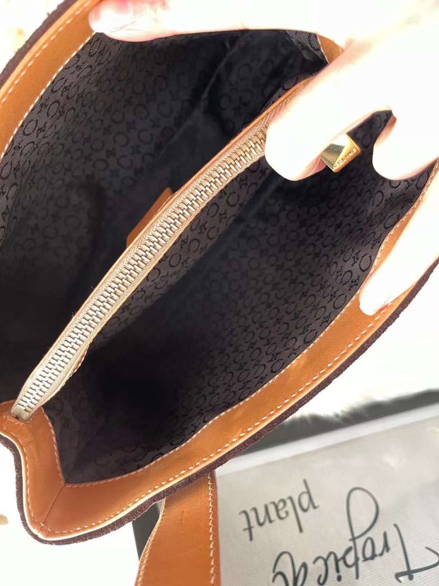 CELINE セリーヌ ハンドバッグ ヴィンテージ レザー/スエード|Yahoo