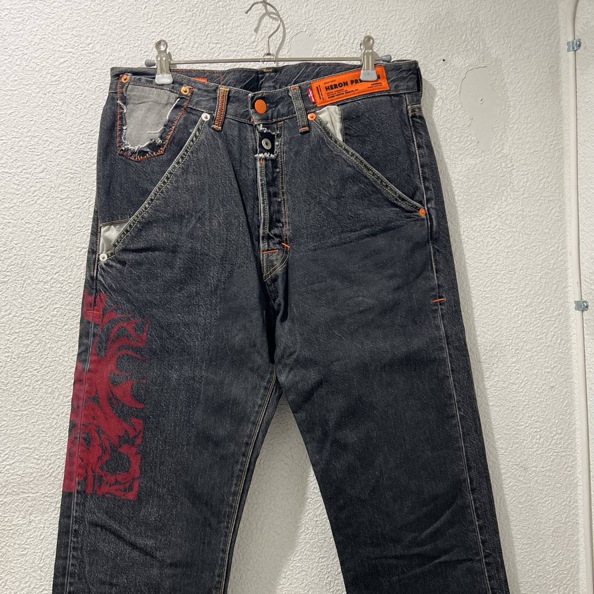 高評価なギフト HERON PRESTON ヘロンプレストン LEVI'S 501 デニム