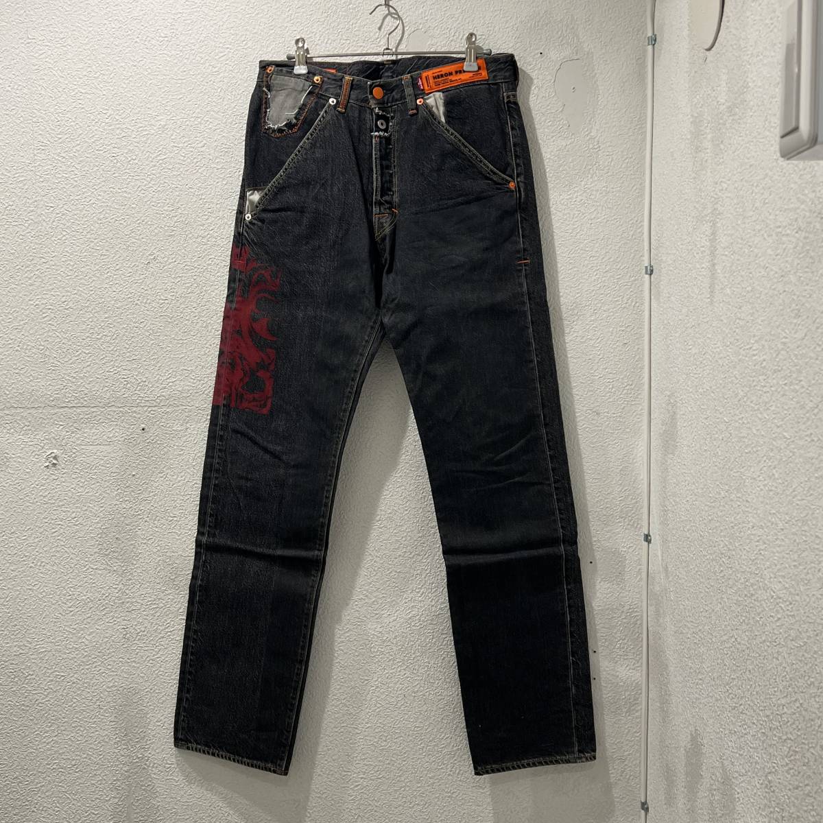 即発送可能】 HERON PRESTON ヘロンプレストン LEVI'S 501 デニム