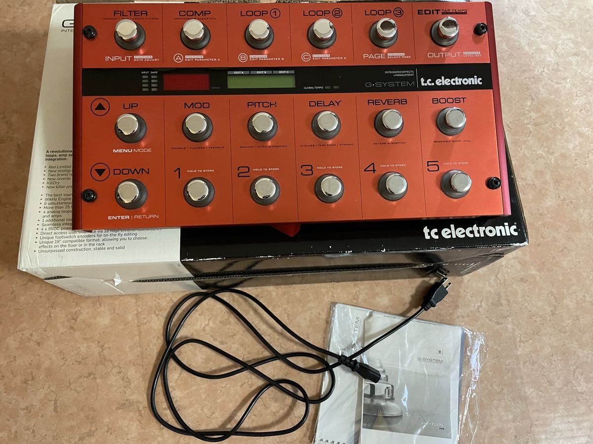TC electronic G-SYSTEM マルチエフェクター-