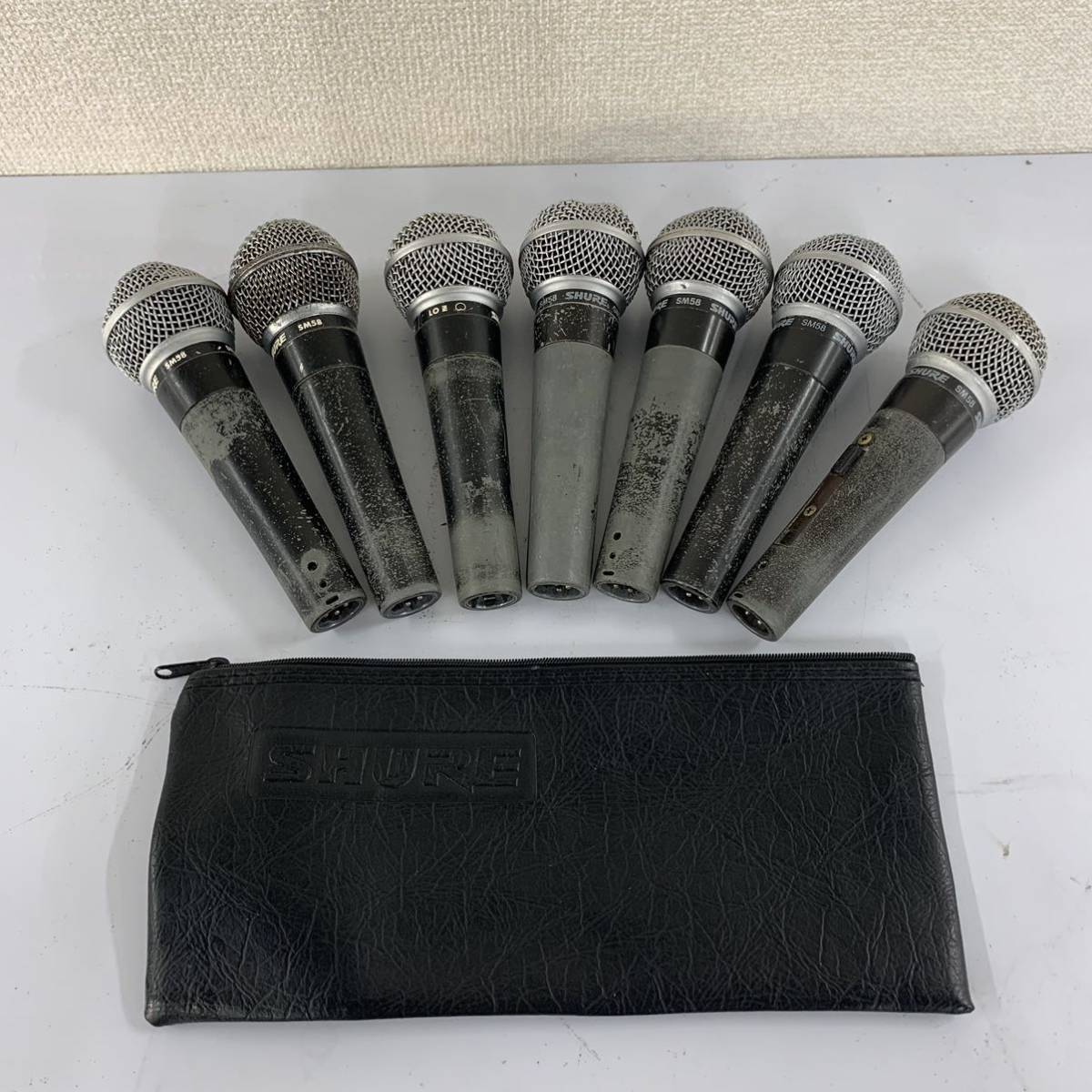 D2 On) SHURE SM58 7本セット 動作品 マイク ダイナミックマイク