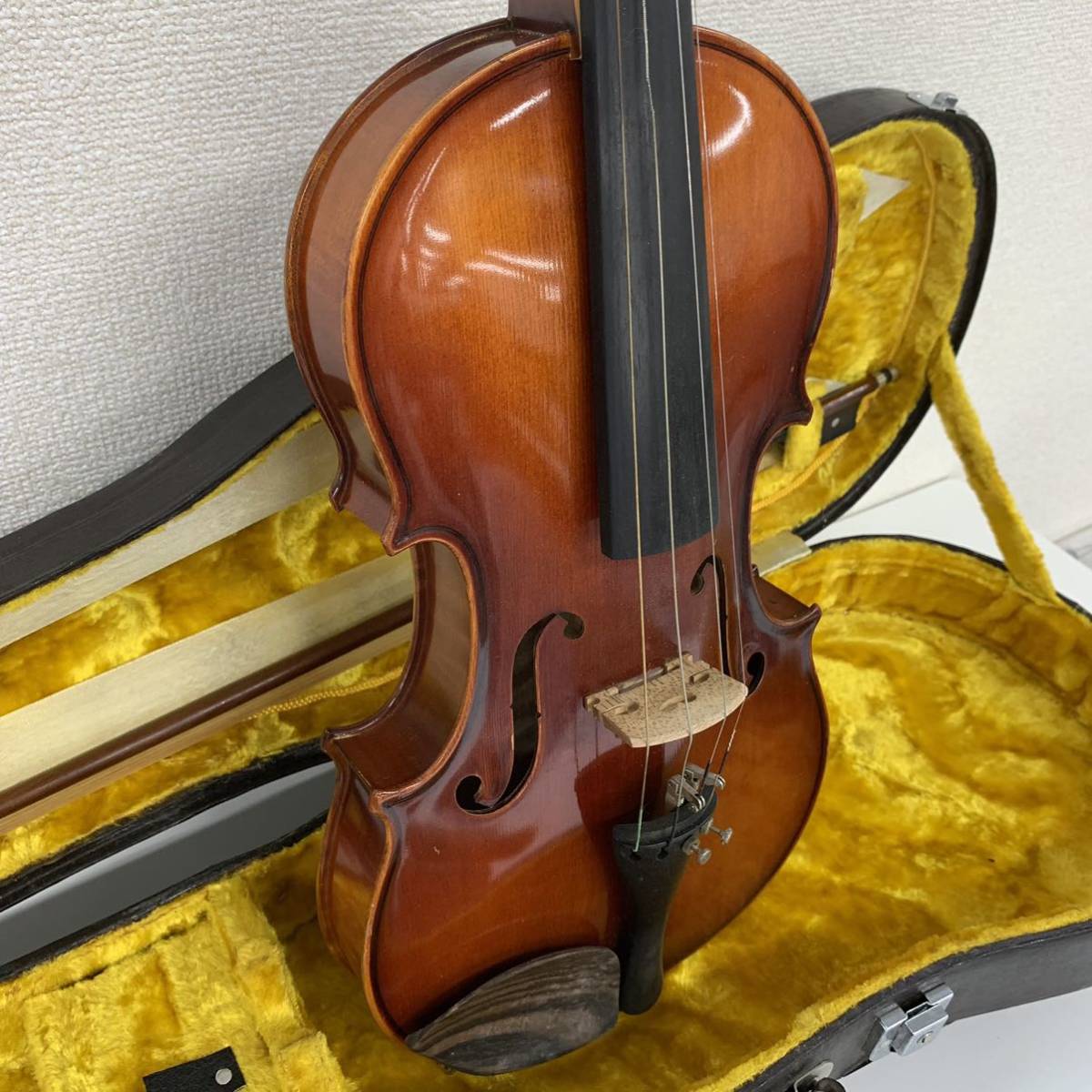 R2】 SUZUKI(楽器) 特 No.2 バイオリン ケース、弓付き スズキ 弦楽器
