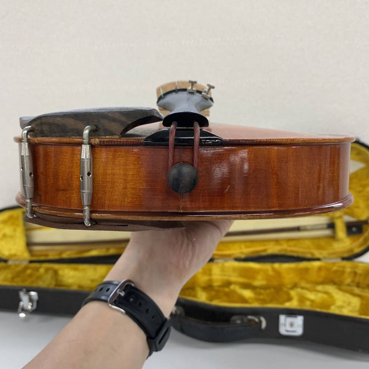 R2】 SUZUKI(楽器) 特 No.2 バイオリン ケース、弓付き スズキ 弦楽器