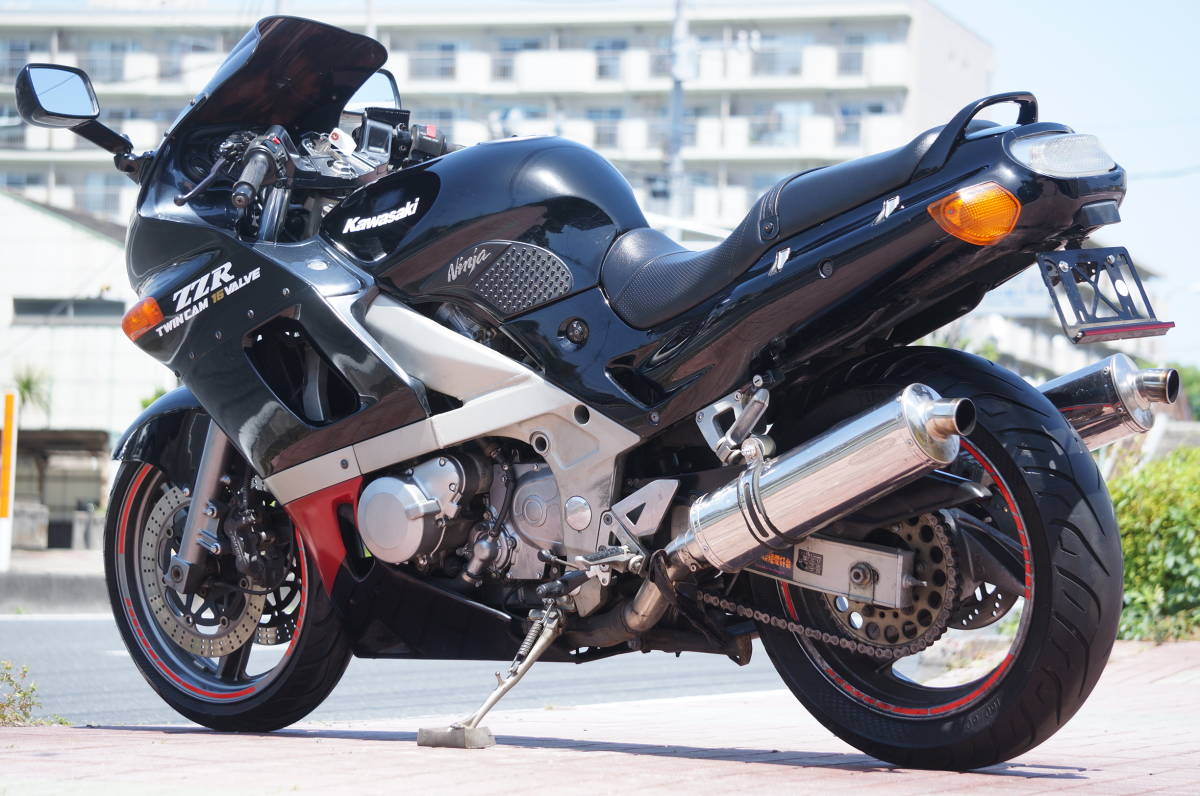 ◆◇配送のみ!! 車検残あり ZZR 400-2 社外マフラー付!! 快調な走りです!! ZRX、ゼファー等!! 埼玉～関東近県即日自社配送可!!の画像2