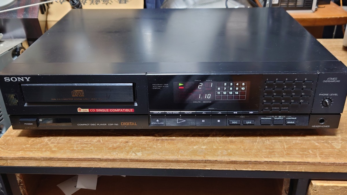 SONY CDプレーヤー CDP-750 TDA1541-