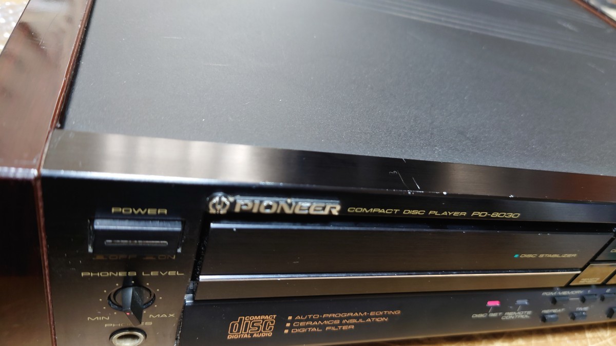 Pioneer CD player PD-8030 Junk it is possible to reproduce guarantee none 