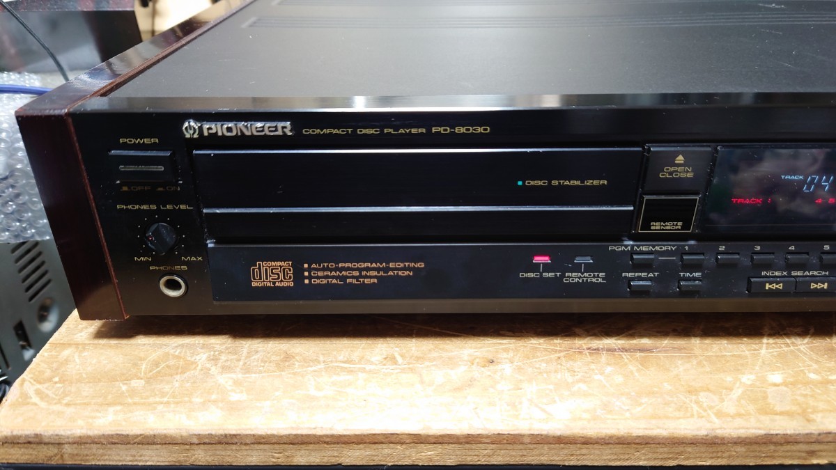 Pioneer CD player PD-8030 Junk it is possible to reproduce guarantee none 