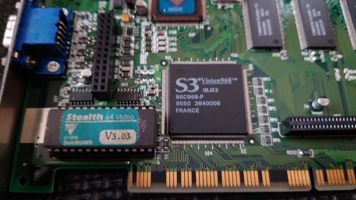 Diamond STALTH 64 VIDEO VRAM PCI/S3 Vision 968 PCI接続 未確認ジャンク_画像2
