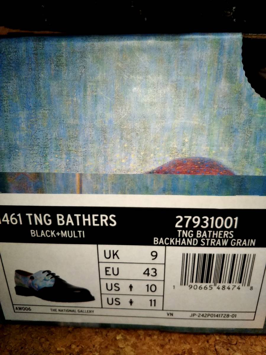 [Dr.MARTENS] Dr. Martens × National * guarantee Lee 1461 3 hole shoes UK9 (28cm ) Hsu la[anie-ru. water .][ box attaching beautiful goods ]