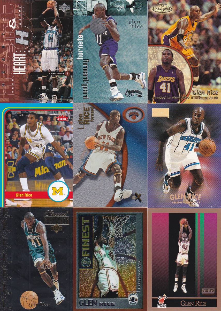 C1172 NBA【Glen Rice グレン ライス】 27枚セット ④_画像1