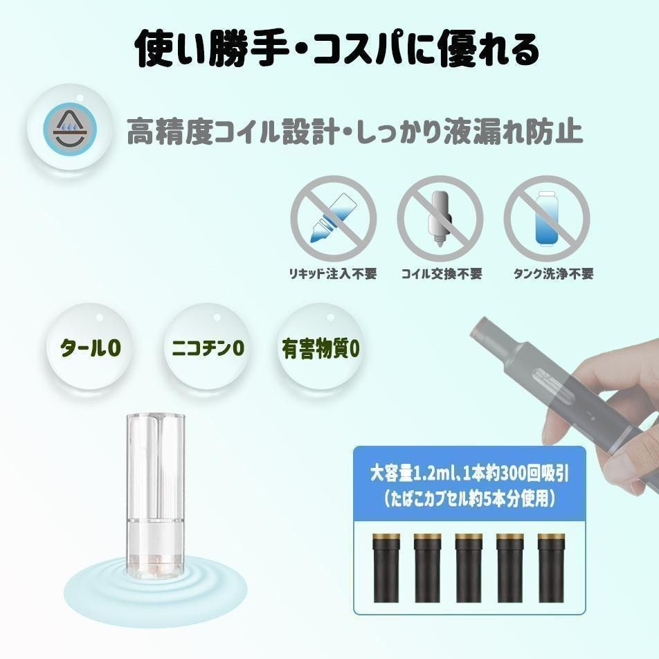 【電子タバコ】プルームテックプラスウィズ40本セット互換氷結メンソールA