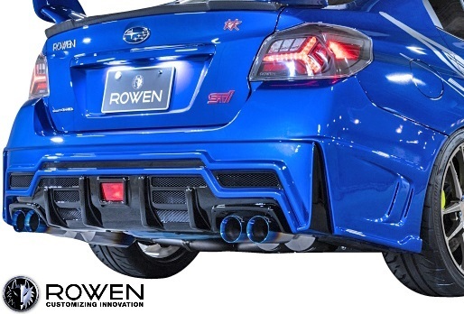 【M's】スバル WRX STI/S4 後期 (2017.6-) ROWEN エアロキット 6点／／FRP+Wet Carbon カーボン VAB VAG エアロ フルエアロ セット ロエン_画像7