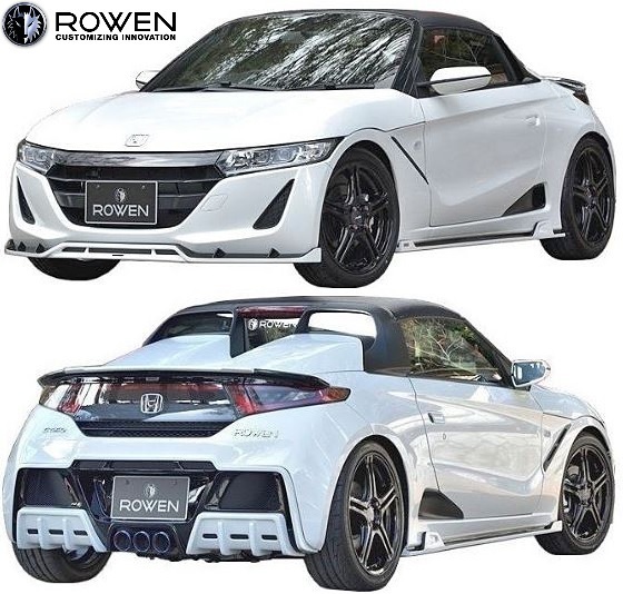 【M’s】S660 JW5 (2015.04-) ROWEN リアディフューザー／／ホンダ FRP エアロ 狼炎 ロエン ロウェン ローウェン ディフューザー 1H004P00_画像4