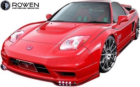 【M’s】ホンダ NSX NA1/NA2 (2002.05-2005.12) ROWEN サイドステップ 左右／／FRP製 ロエン エアロ サイドスポイラー 1H002J00_画像4