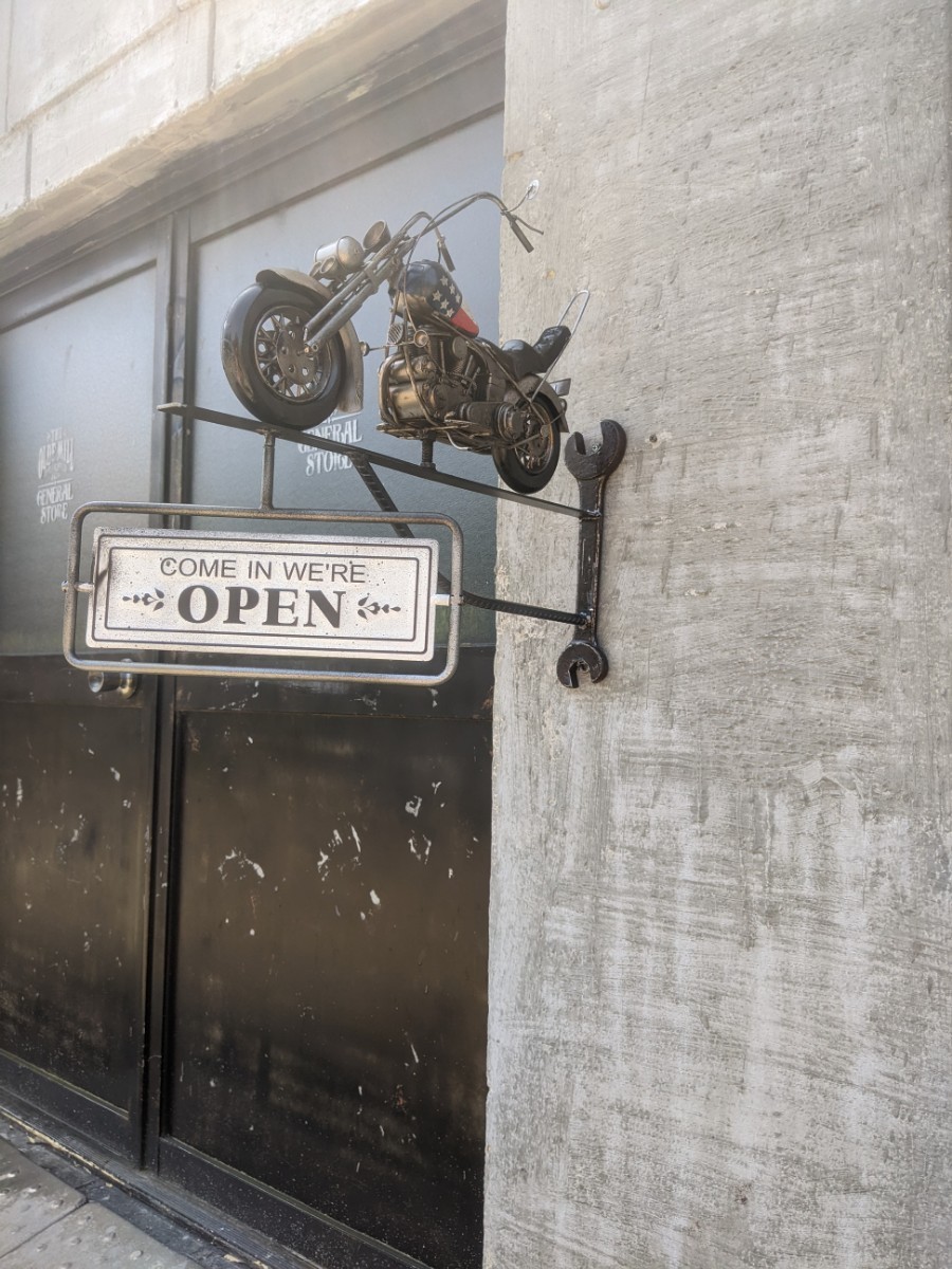 アメリカンバイク バイク屋 壁掛け看板 OPEN&CLOSED サイン アメリカンバイク バイク屋 壁掛け看板 OPEN&CLOSED サイン