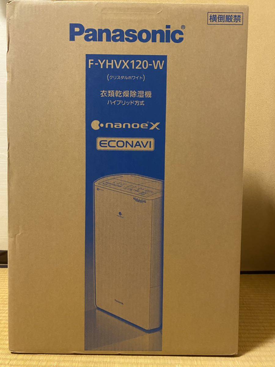 ヤフオク! - 未開封 パナソニック衣類乾燥除湿機 F-YHVX120-W