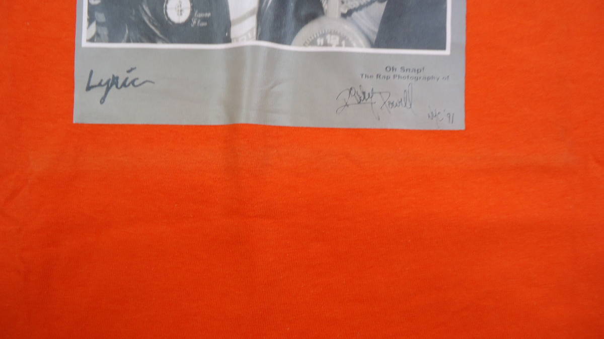 LYRIC LA 旧モデル RICKY POWELL FLAV BIZ Tee オレンジ XL 半額 50%off リリック Tシャツ レターパックライト おてがる配送ゆうパック 匿の画像5