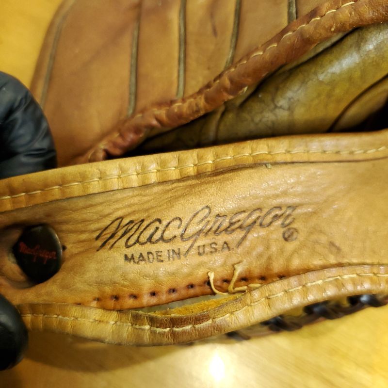 マクレガー 米国製 ビンテージグラブ MADE IN USA 激レア MacGregor 一般用大人サイズ 投手用 硬式グローブ